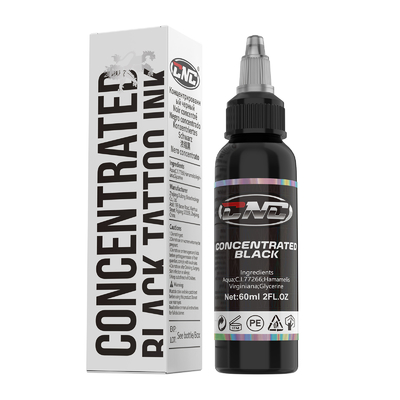 購入 60ML タトゥーピグメント 濃縮 プロフェッショナル ブラック タトゥーインク オンライン製造