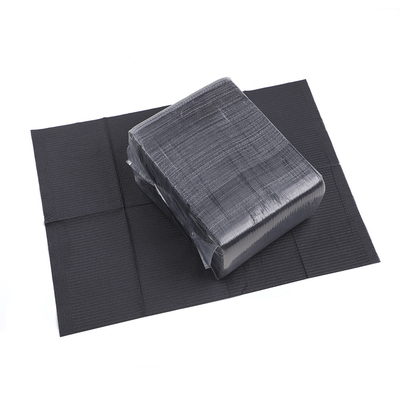 黒い使い捨て歯科ビブ 125pcs/バッグ 患者のビブ 歯科