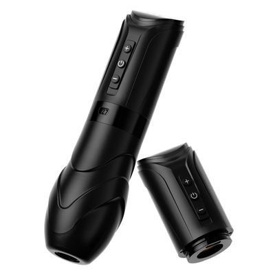 ワイヤレス 3.5mm ストローク 調整可能 2.4-4.2mm ローータリー タトゥー ペン 銃 5-7 時間 充電可能なバッテリー タトゥー